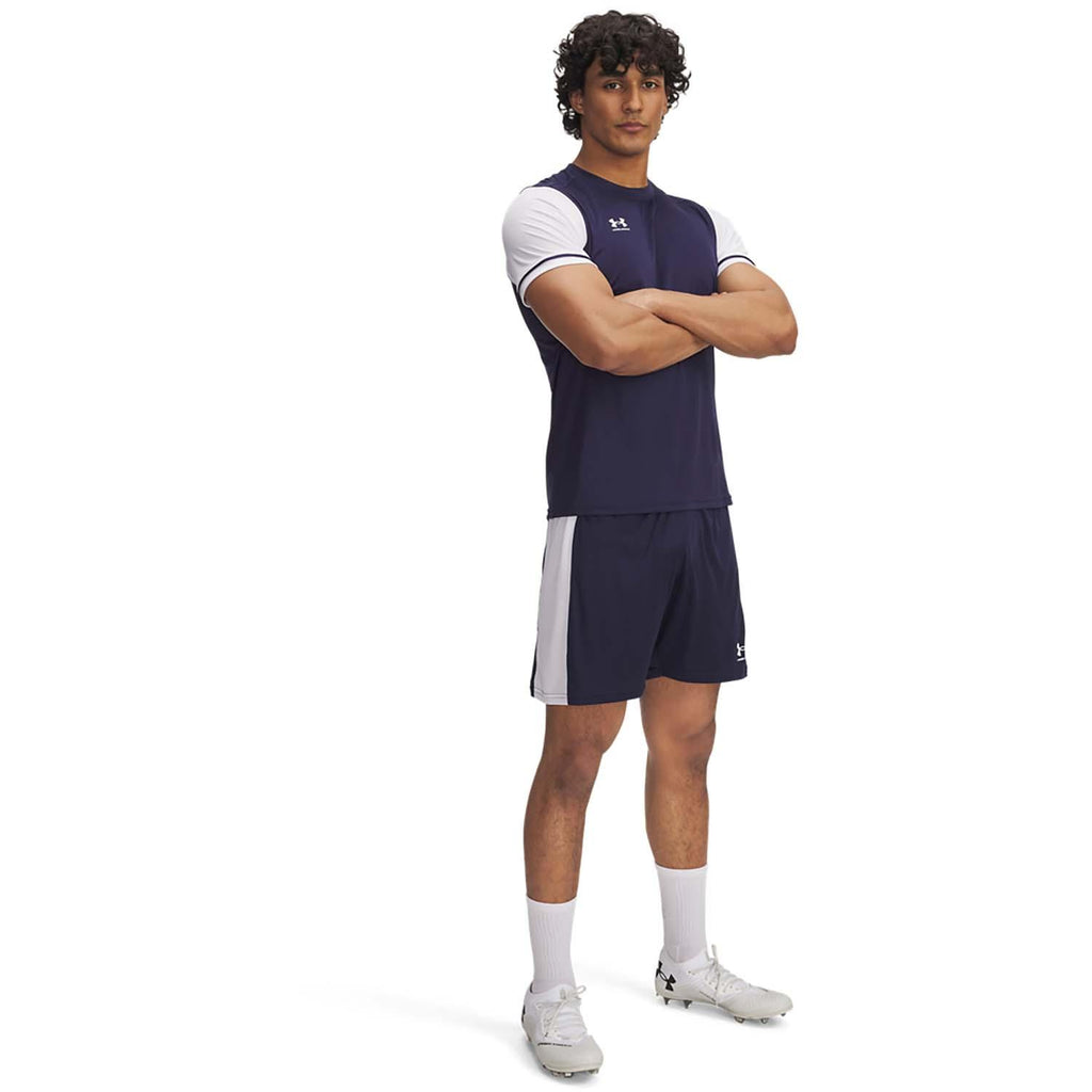 ua m's ch. knit short-nvy