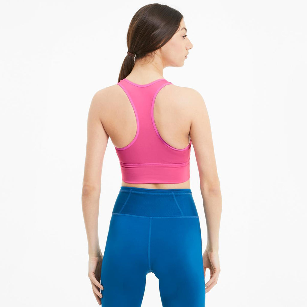 mid impact long line bra