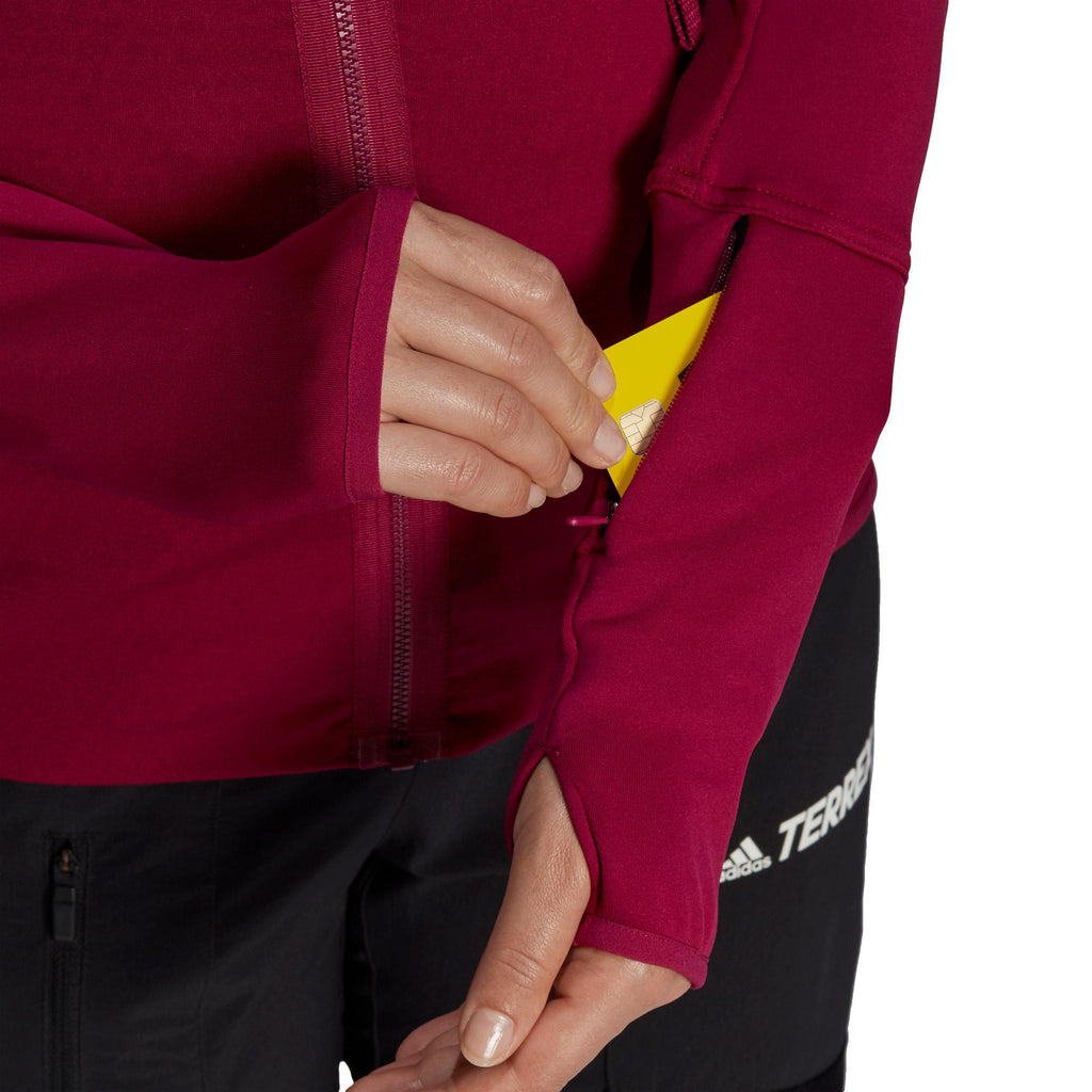 Terrex Tech Hooded Fleece Hiking Jack