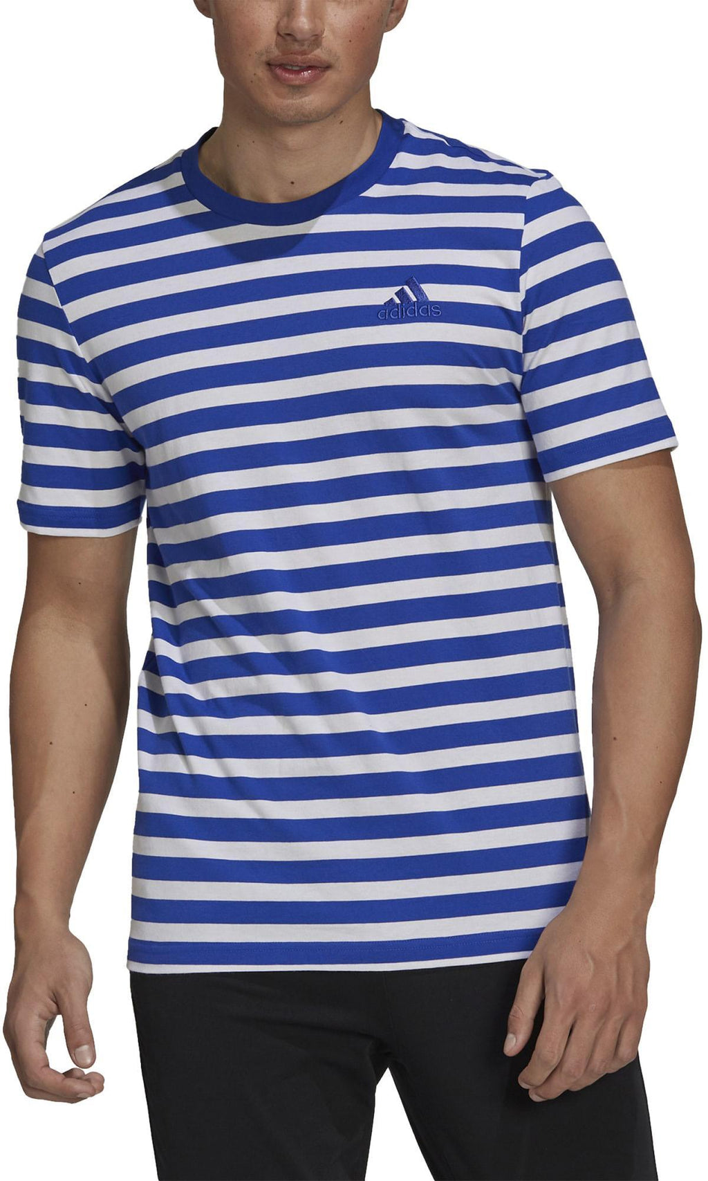 Essentials Stripey Embroidered Logo T-shirt