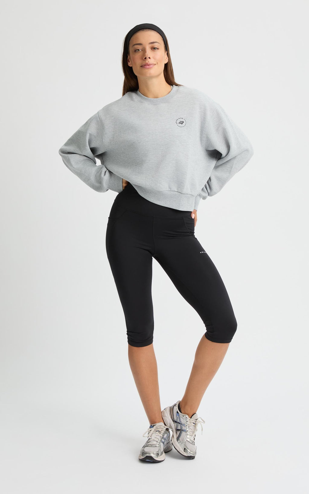 flattering high waist capri legging