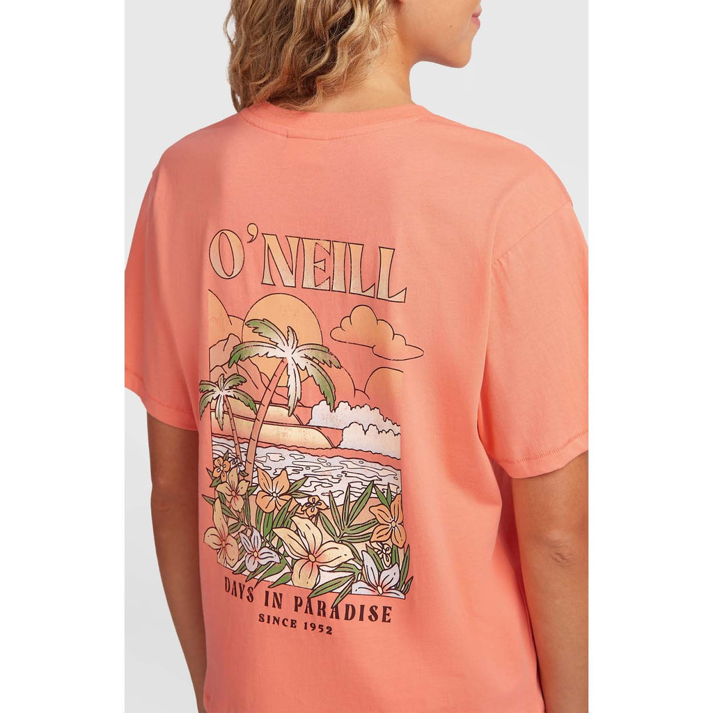 Boxy Back Print T-shirt strand