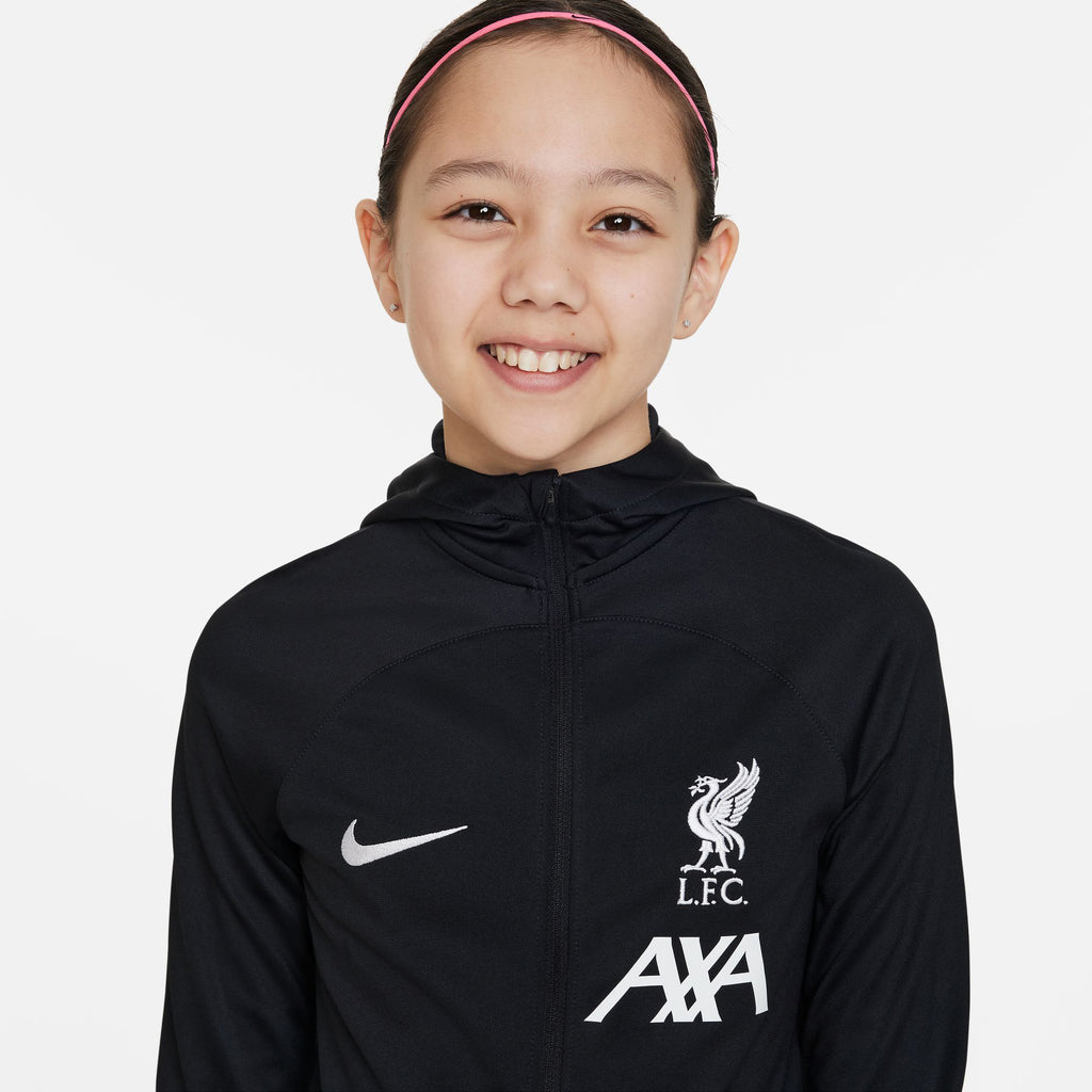 Liverpool FC Strike kids Nike Dri-FIT voetbaltrainingspak met capuchon