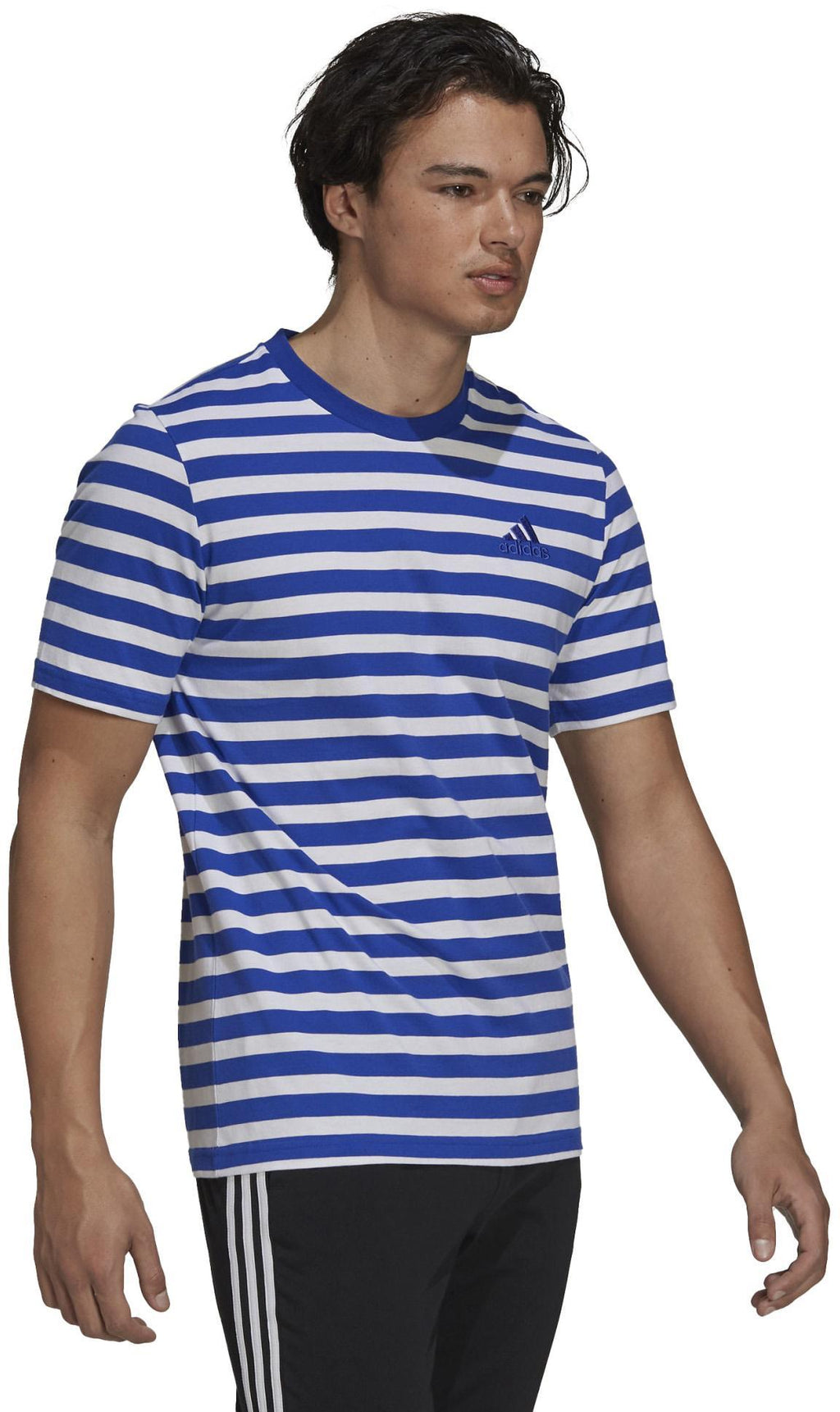Essentials Stripey Embroidered Logo T-shirt