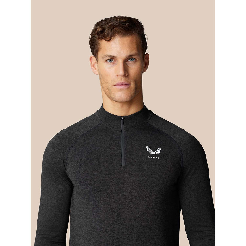 Seamless 1/4 Zip Ls Top