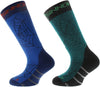 kids boys ski socks spider double p