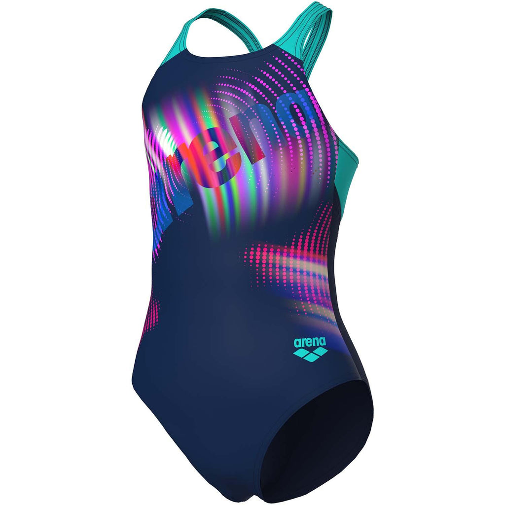 Lit Logo Swimsuit V Back L Bikini sport