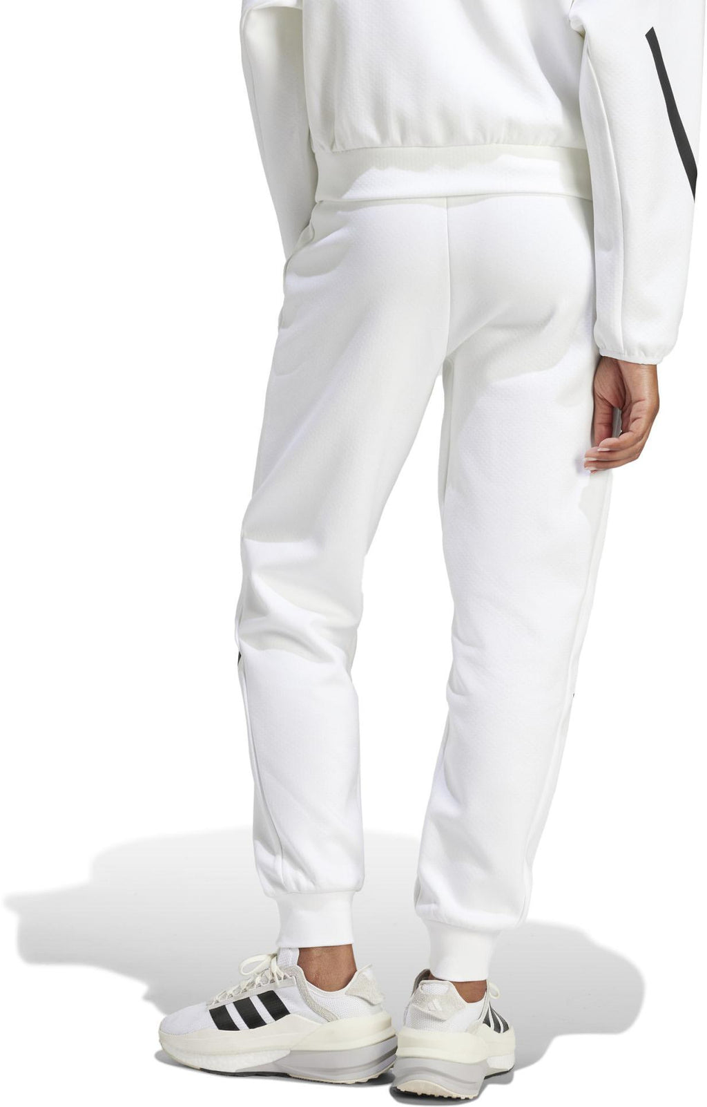 PANTA ADIDAS W INTERL CP ZNE BIANCO