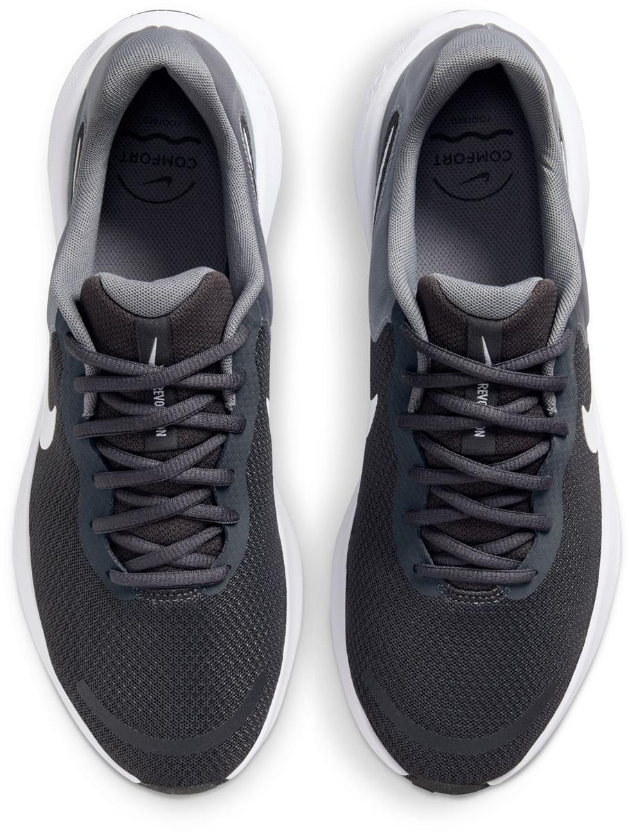 Nike Revolution 7 Men's Road Runnin, WOLF GREY/VOLT-SMOKE GREY-BLACK, 12
