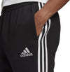 Essentials Fleece Tapered Cuff 3-Stripes broek
