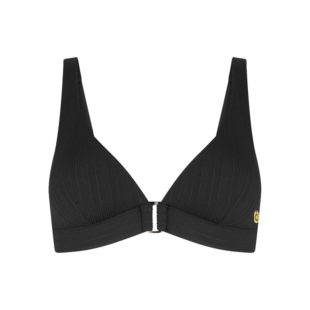 bikini top triangle buckle push-up