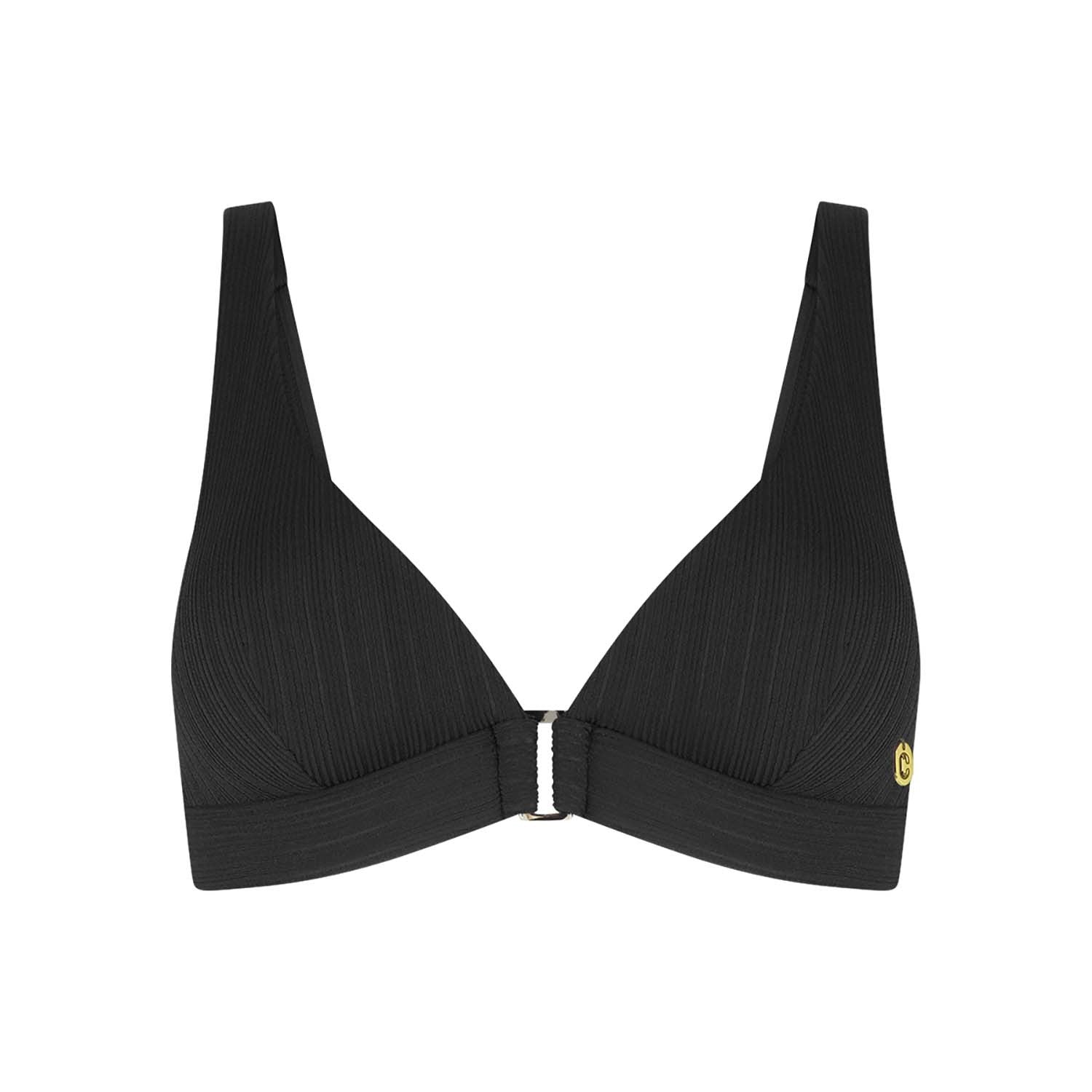 bikini top triangle buckle push-up