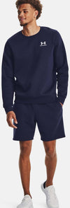 Ua Essential Fleece Shorts-blk