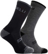 wintersok wool grijs 2 pack