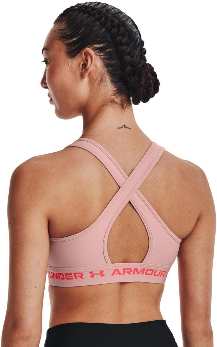 UA Crossback Mid Heather Bra