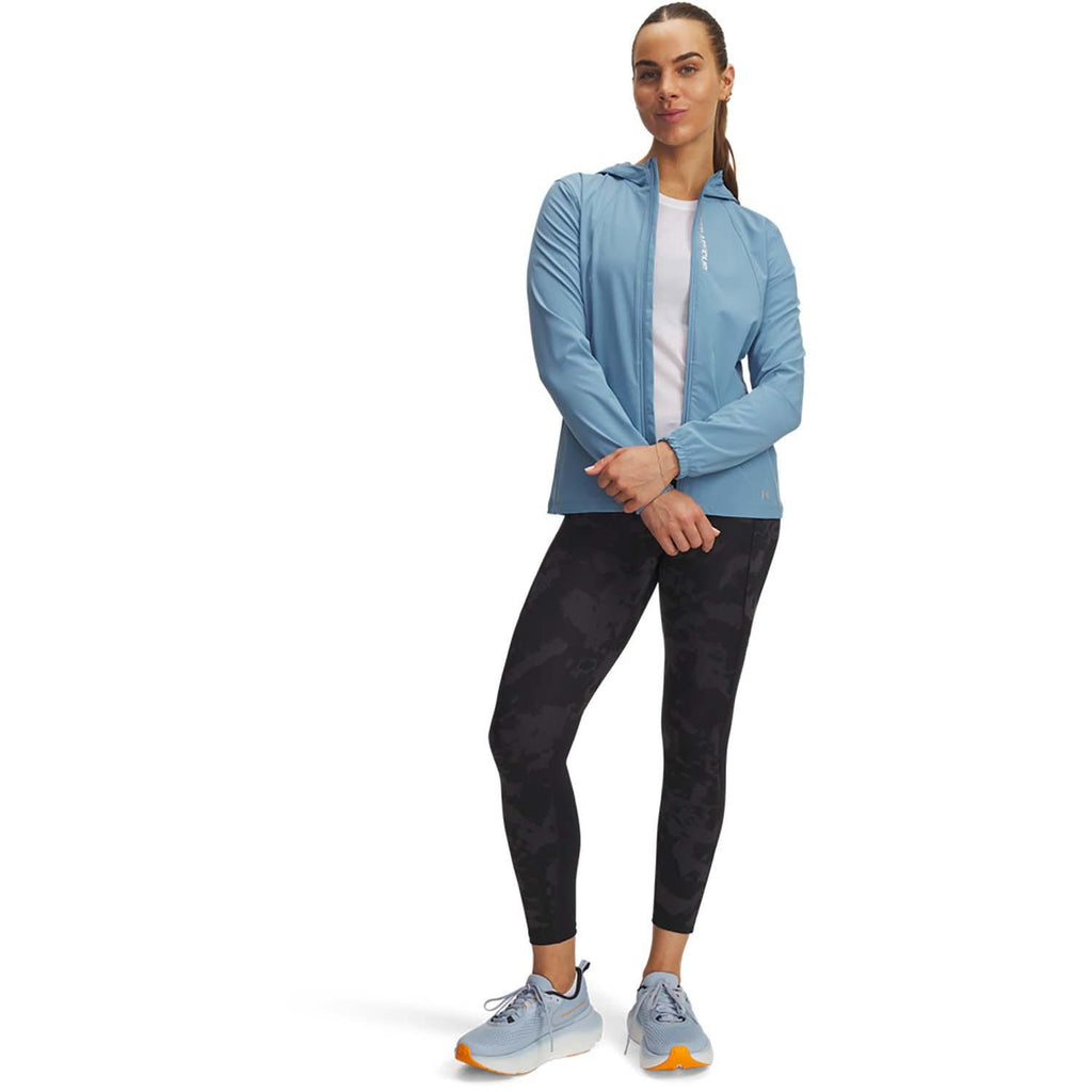 ua launch ankle print tights-blk