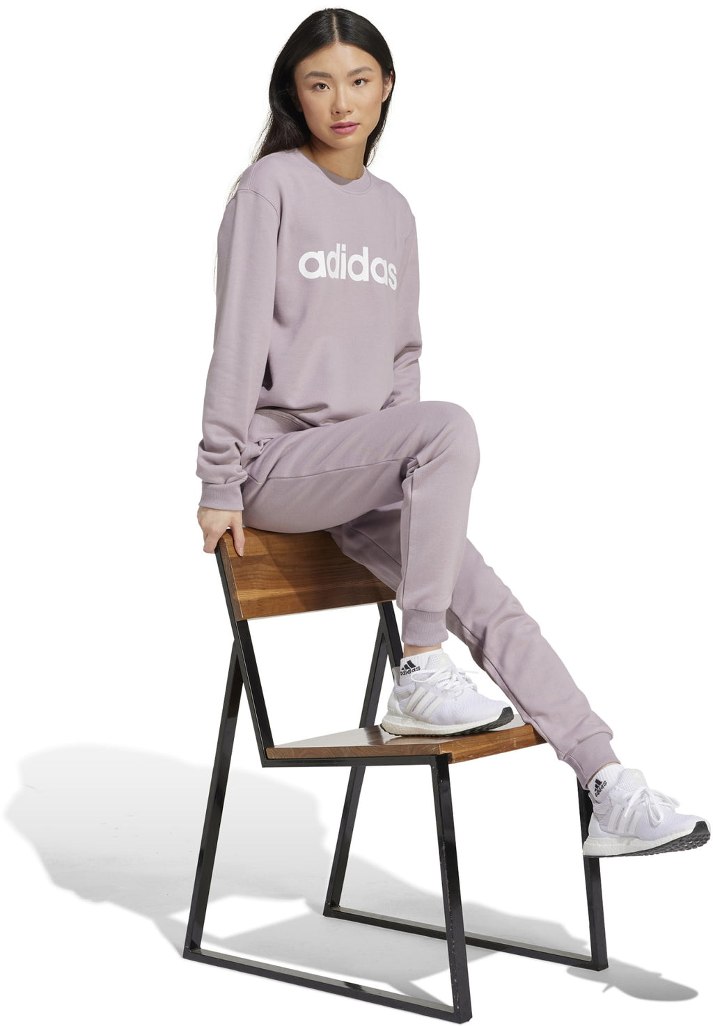 Essentials Linear French Terry Cuffed broek