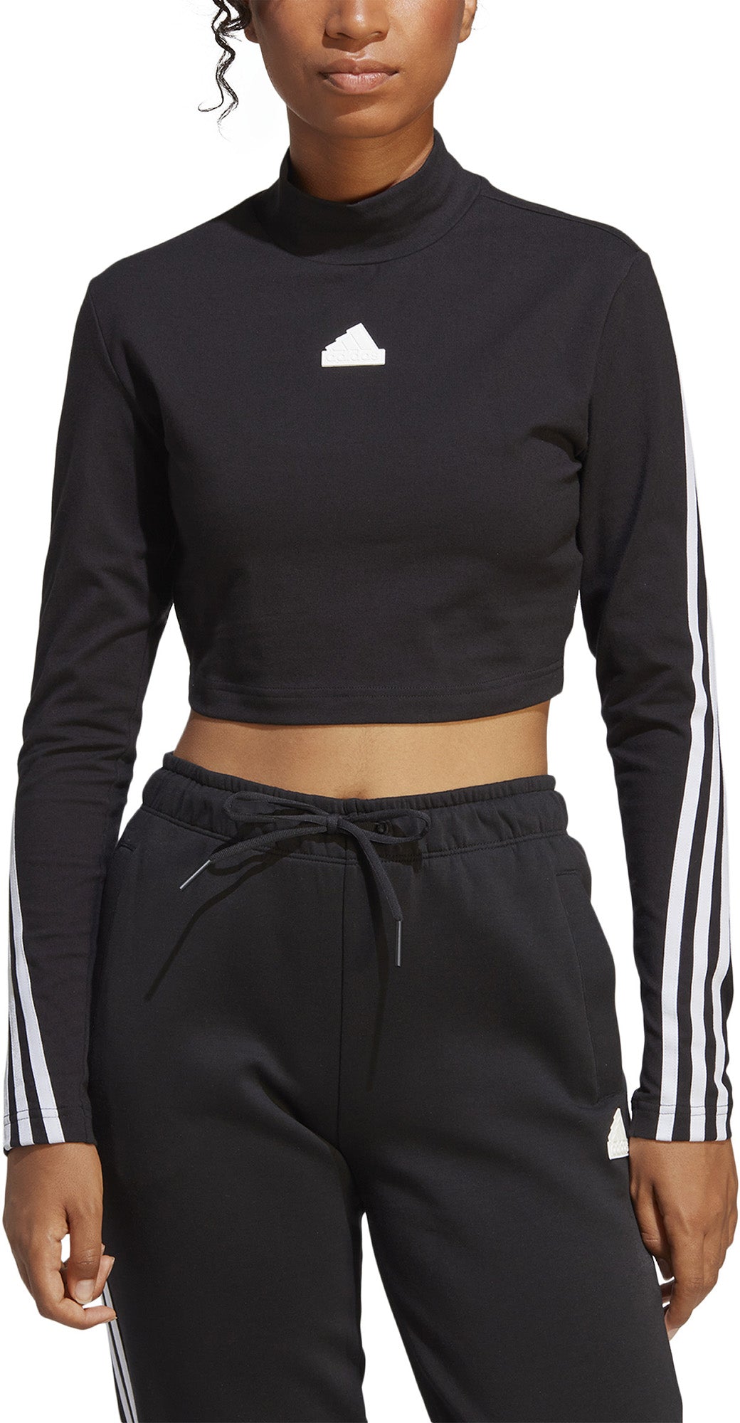 Future Icons 3-Stripes Mock Neck top