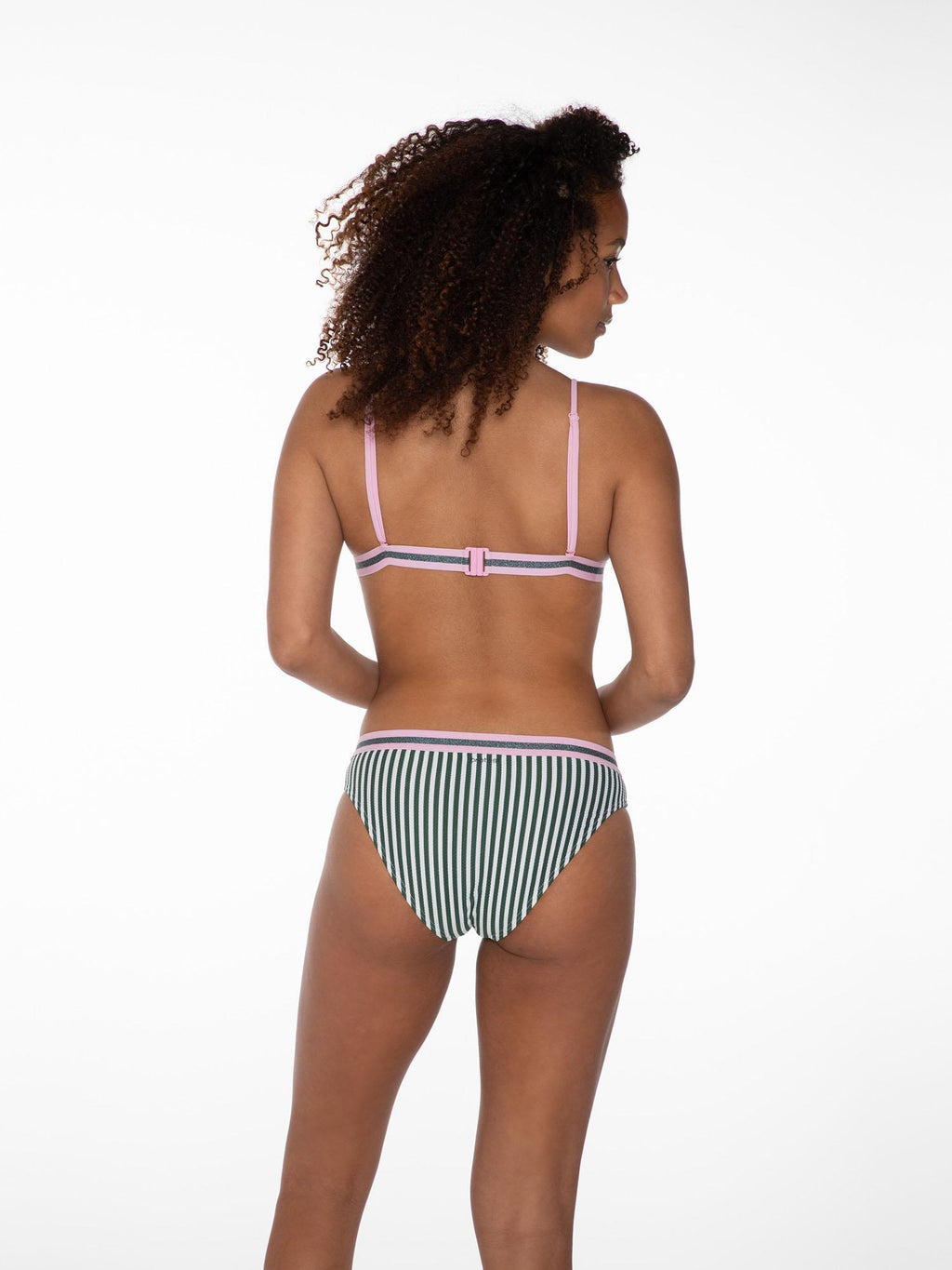 Mm Palmtree Triangle Bikini Top