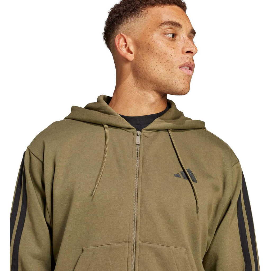 Essentials 3-Stripes Fleece hoodie