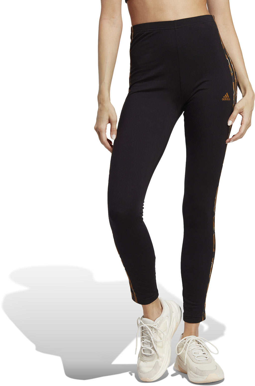 Essentials 3-Stripes Animal Print Legging