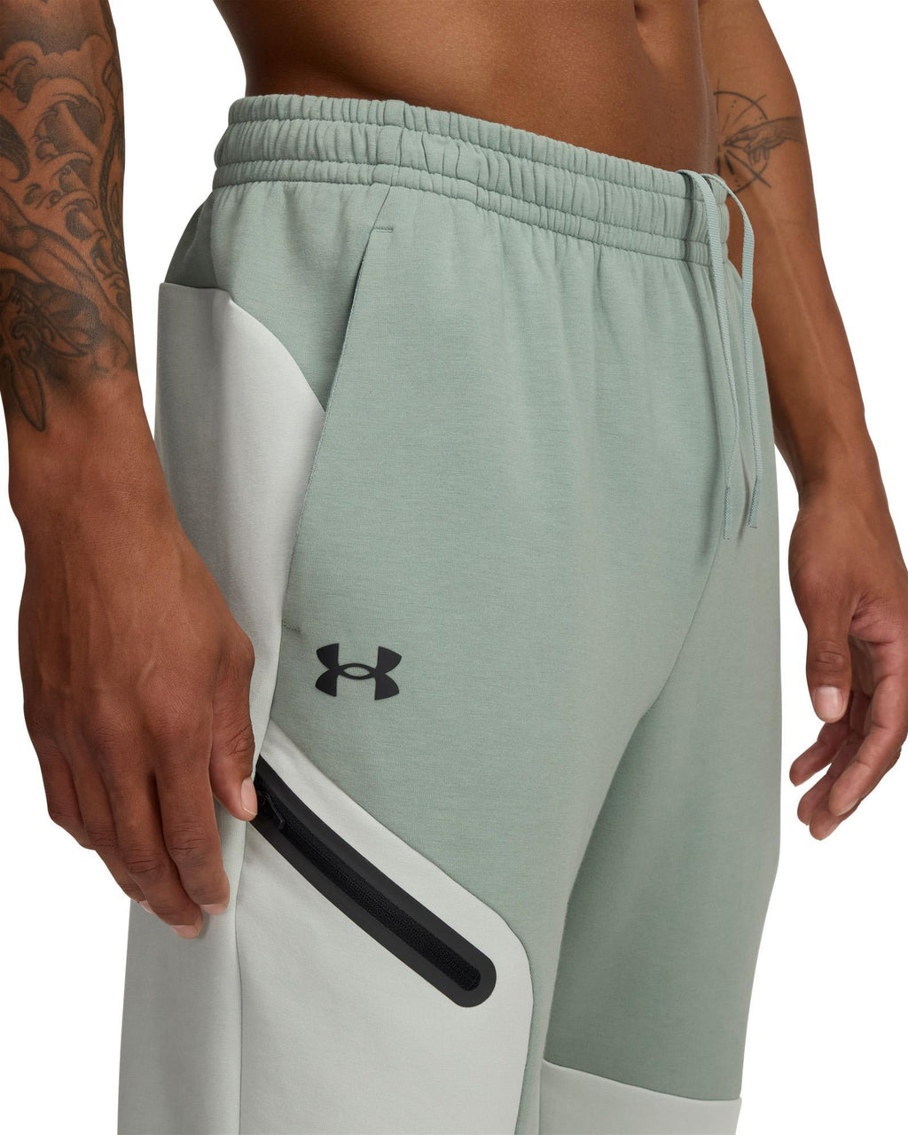 PANTA UNDER A.UNSTOPPABLE KNIT JOG CARDINAL