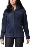 winter pass print fleece full zip