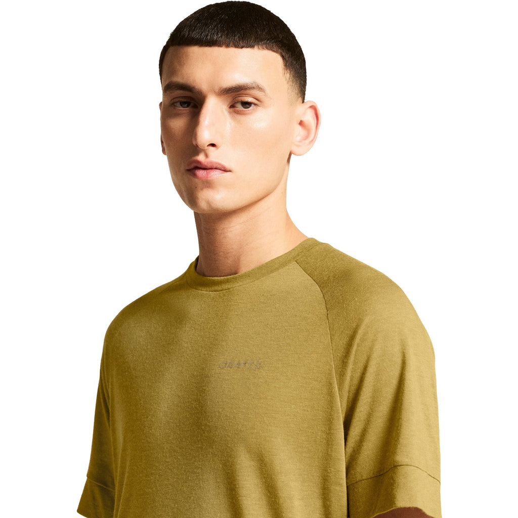 Wool Short Sleeve Tee T-shirt