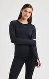 Jacquard Long Sleeve Top T-shirt  training