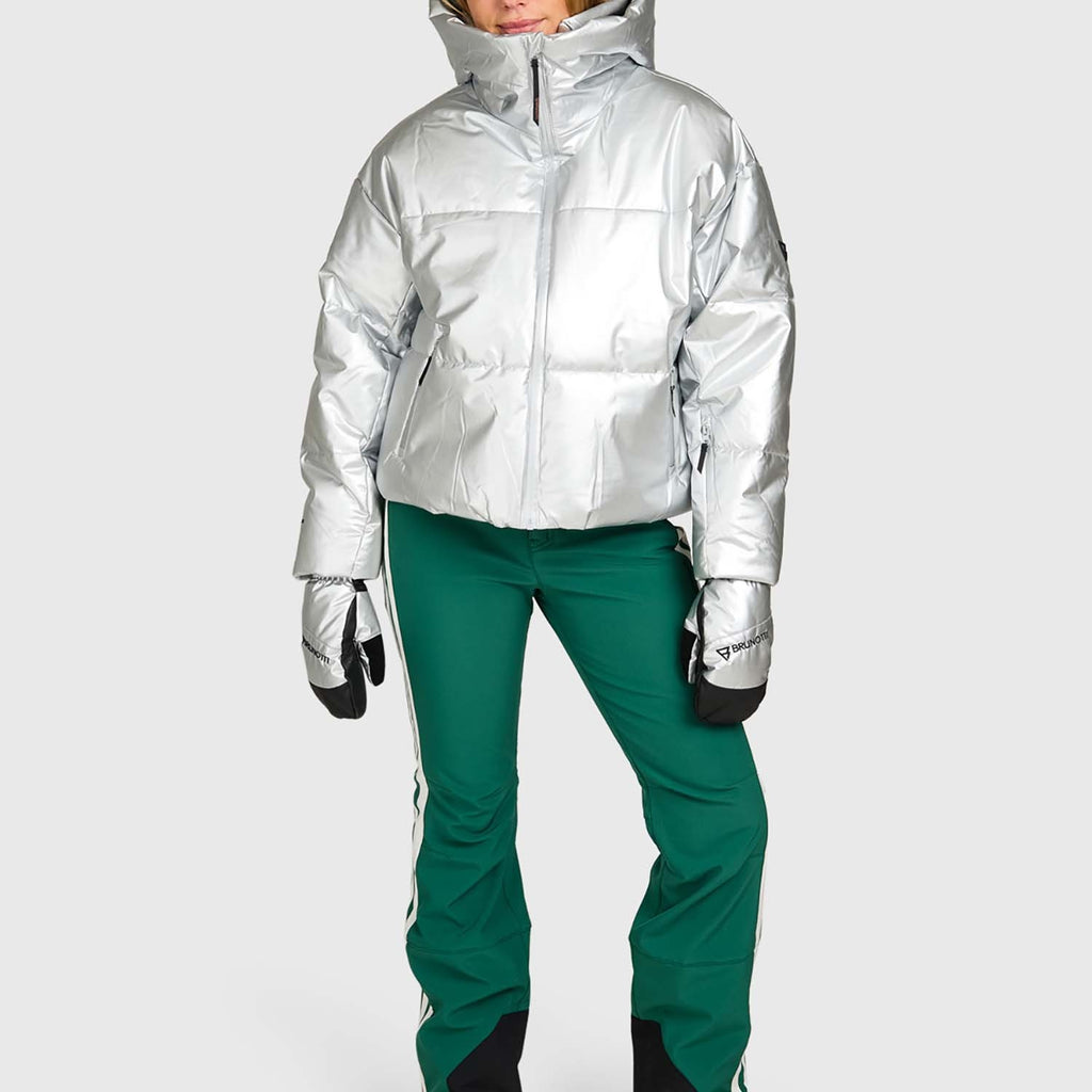 Fiaskia-Metallic Women Snow Jacket