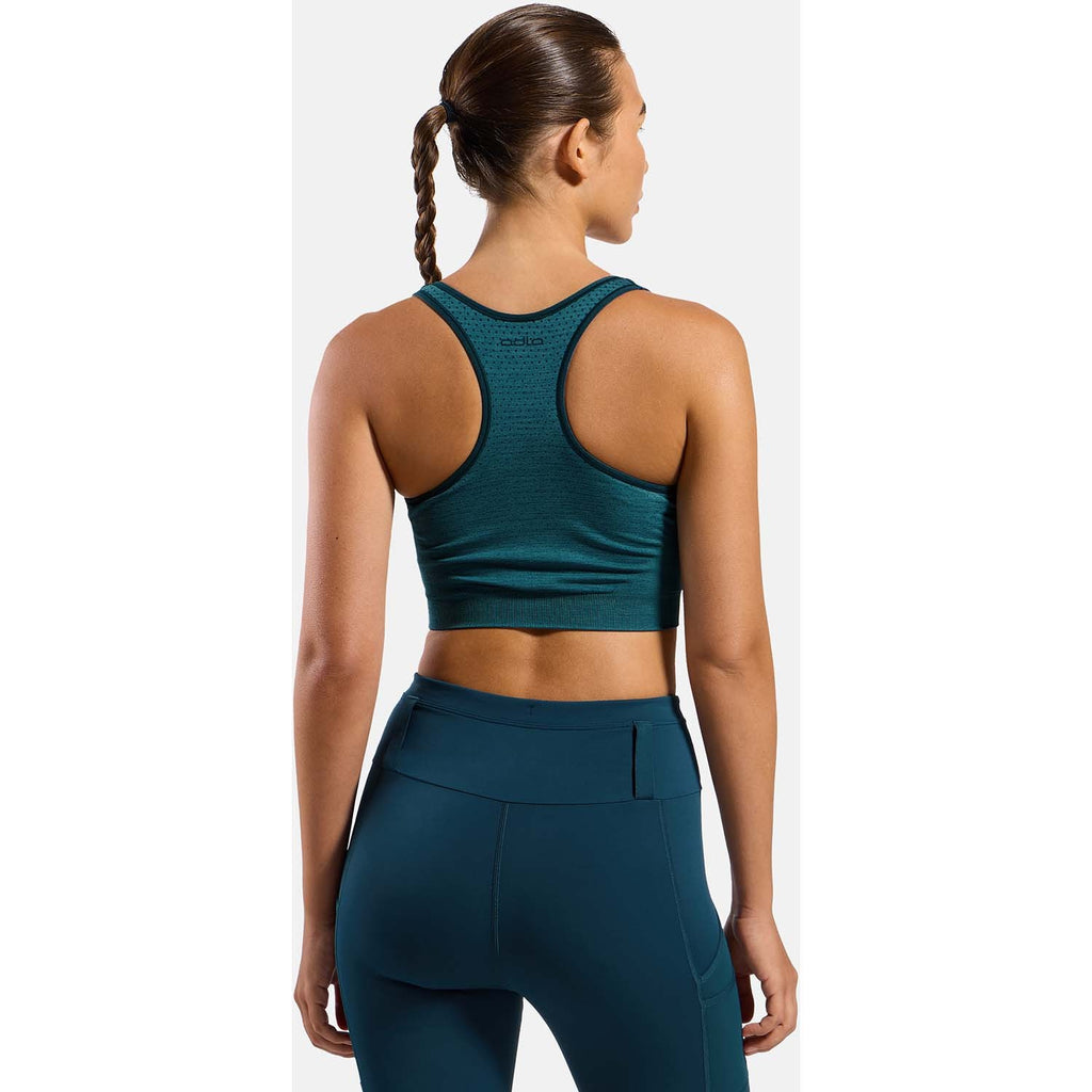 seamless medium padded  sport bra