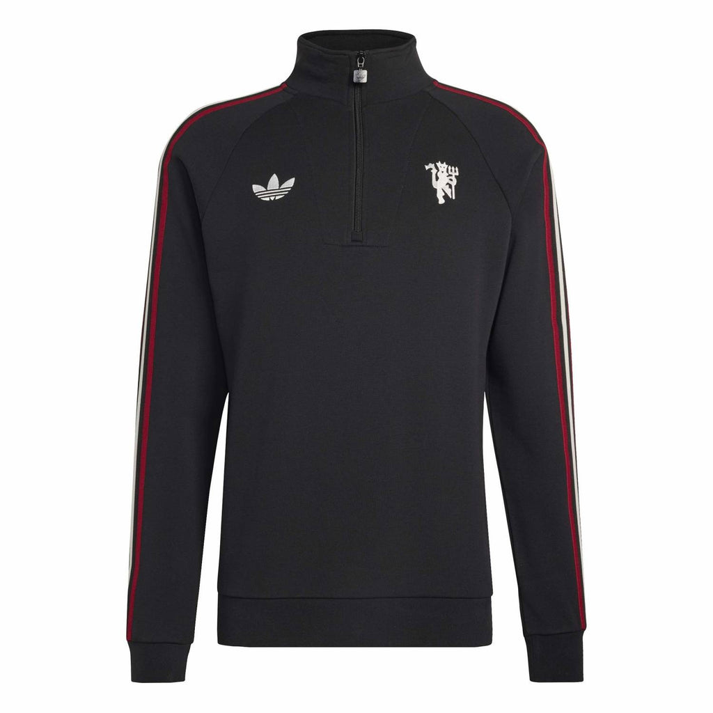 Manchester United Originals Sweatshirt met Halflange Rits