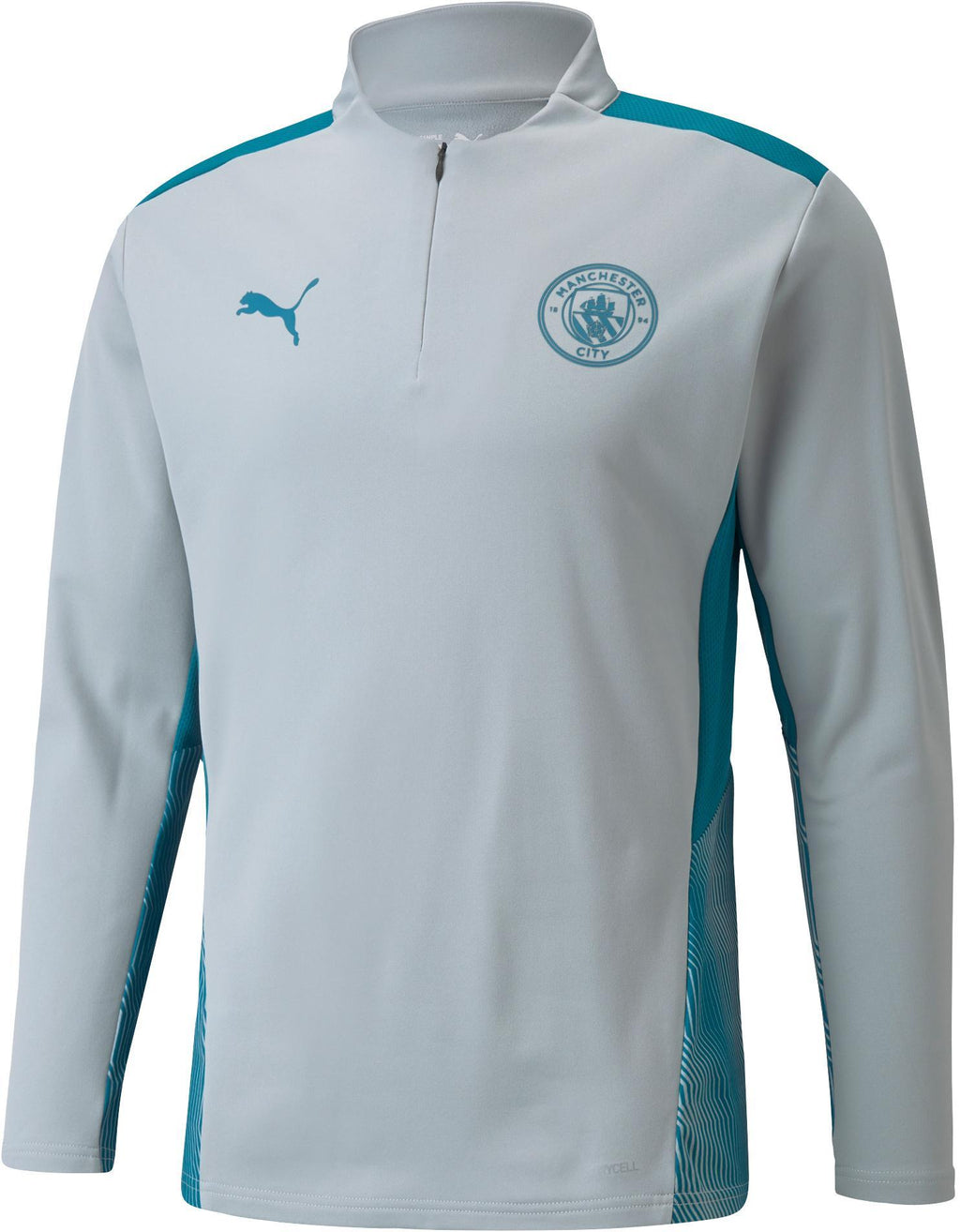 mcfc training 1/4 zip top