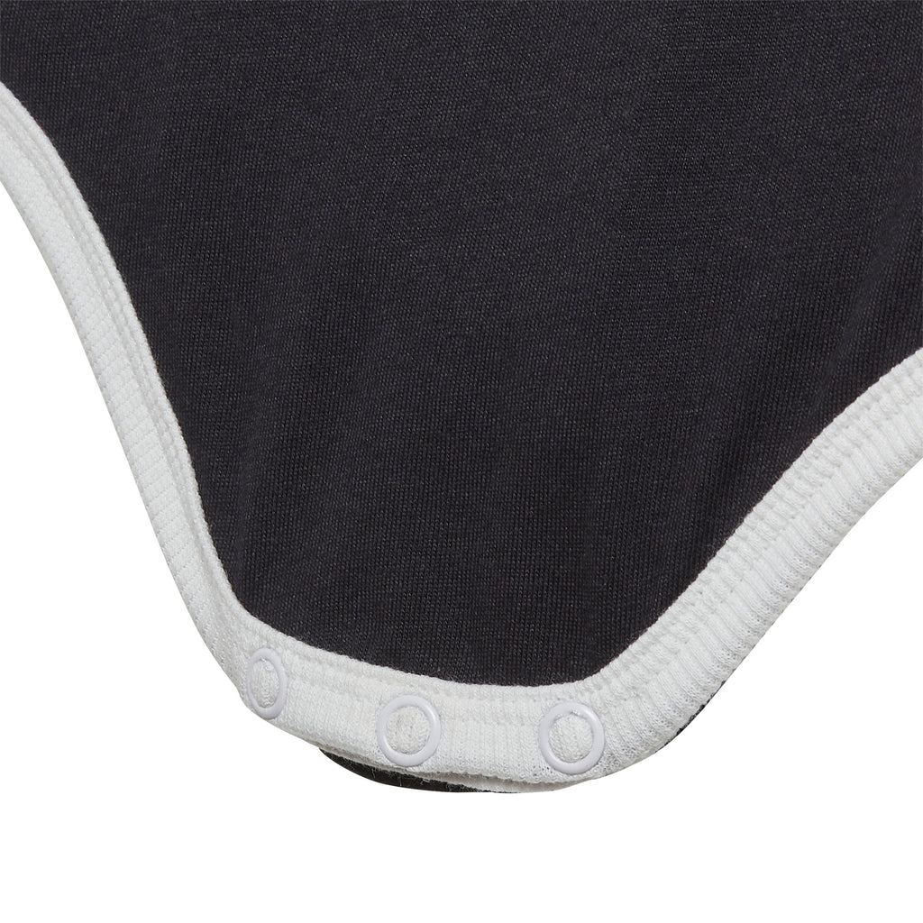 3-Stripes baby romper met slab