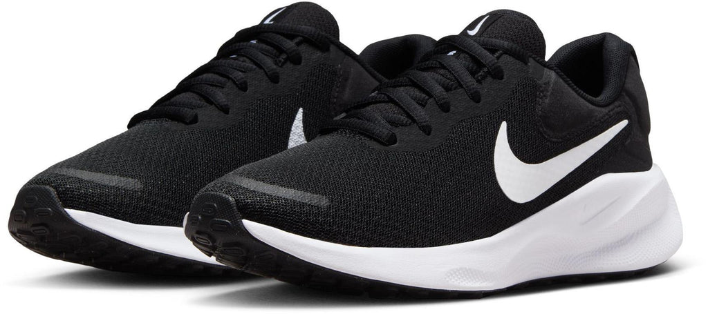 Nike Revolution 7 Women's Road Runn, BLACK/METALLIC GOLD-WHITE-DK SMOKE, 11.5