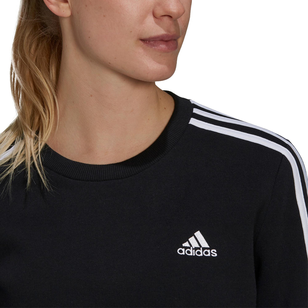 Essentials 3-Stripes Fleece sweater