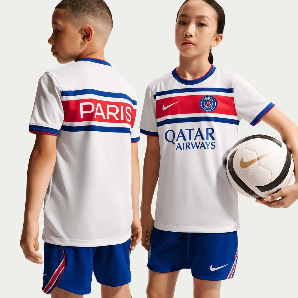 Paris Saint-Germain Home Big Kids' Dri-FIT Voetbal Pre-Match Top
