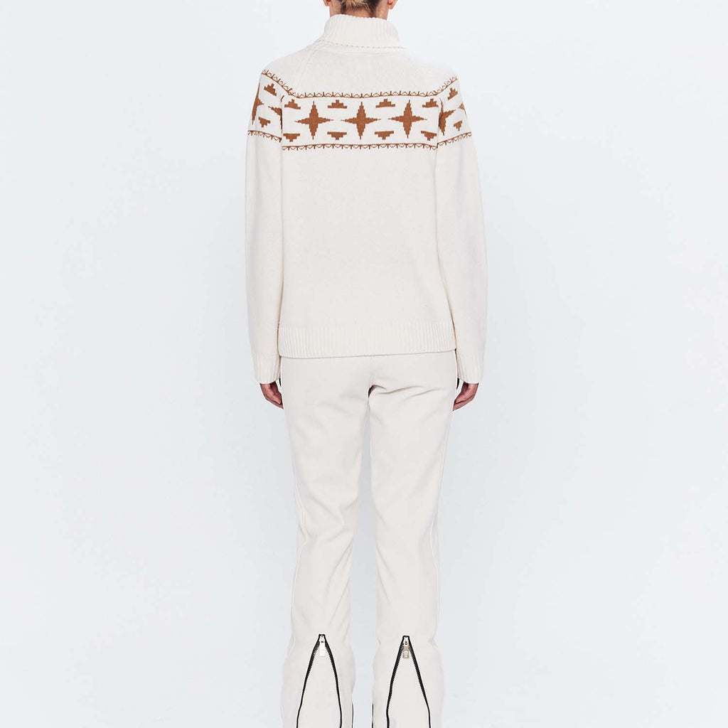 Sage W Wool Rollneck Sweat