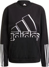 Brand Love Giant Logo Polar Fleece sweater