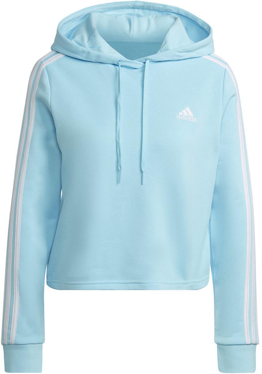 Essentials 3-Stripes Cropped Hoodie
