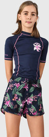 Tulya-tropicana Girls Swim Shorts