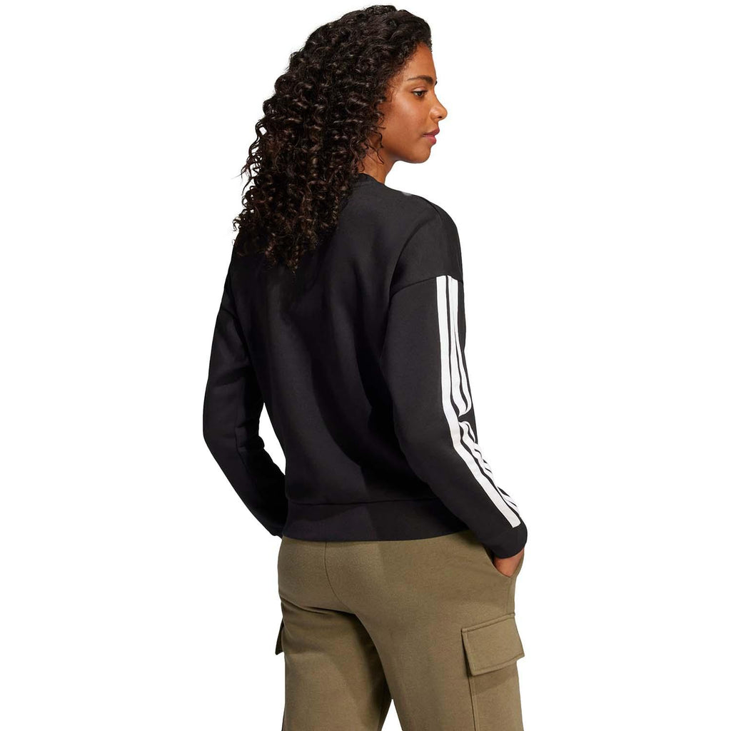 Essentials 3-Stripes Fleece Sweatshirt