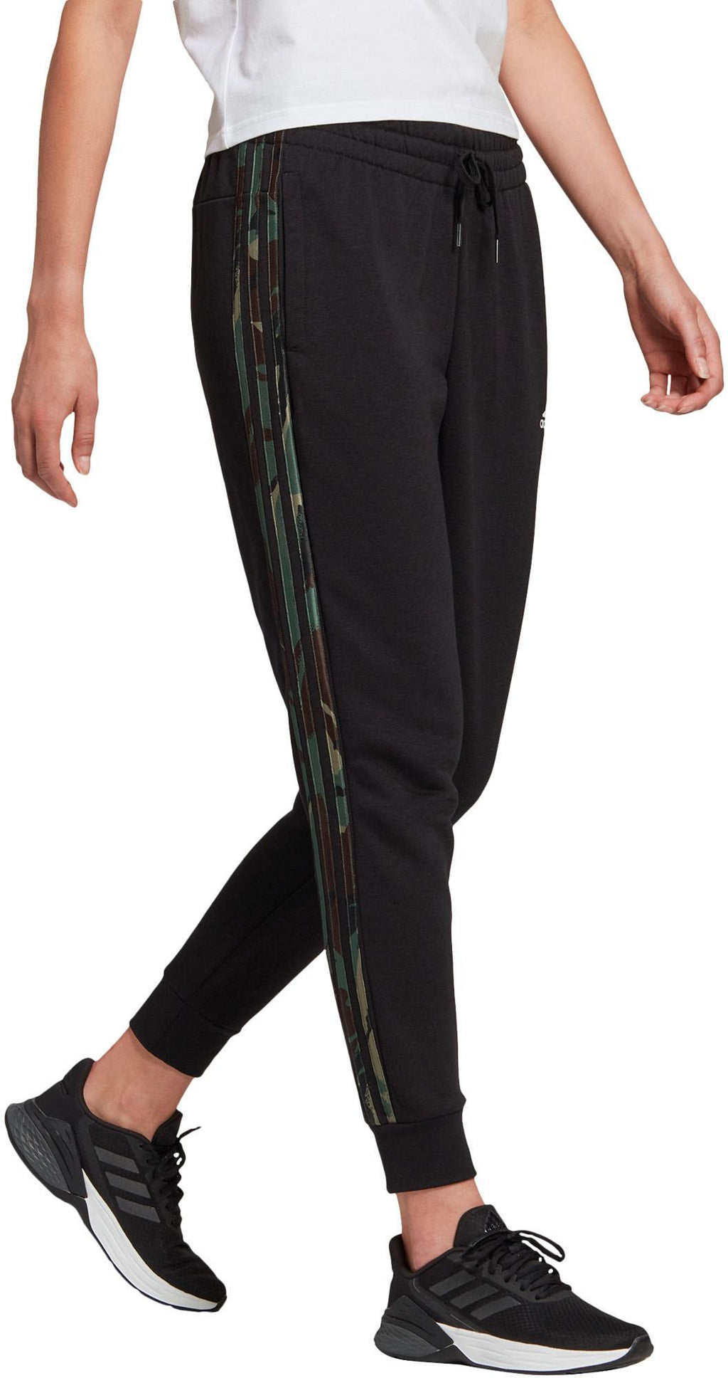 Essentials Camouflage 3-Stripes Broek
