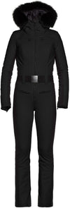 parry ski suit faux fur