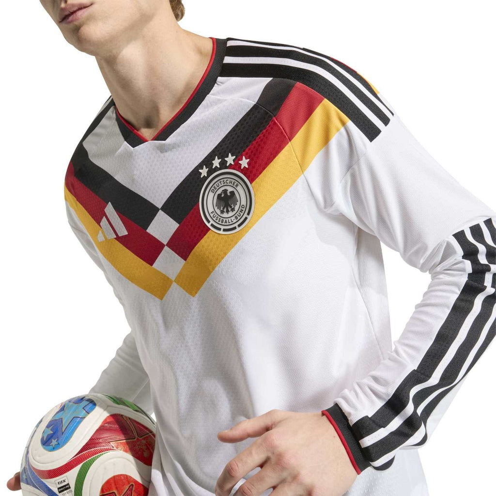 Duitsland 26 Authentiek Thuisshirt met Lange Mouwen