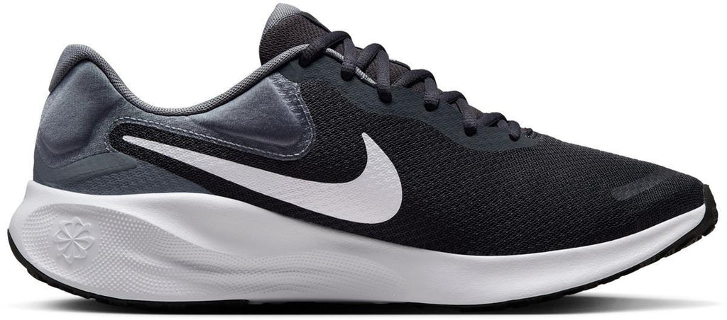 Nike Revolution 7 Men's Road Runnin, WOLF GREY/VOLT-SMOKE GREY-BLACK, 12