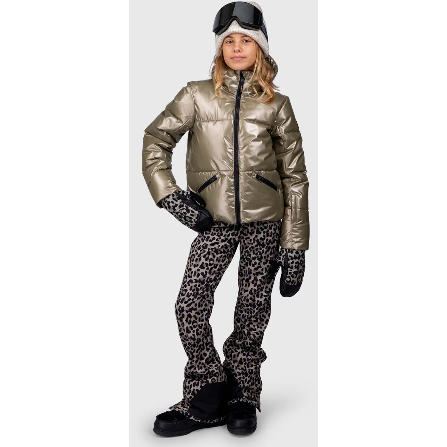 Coldlaky-print Girls Softshell broek