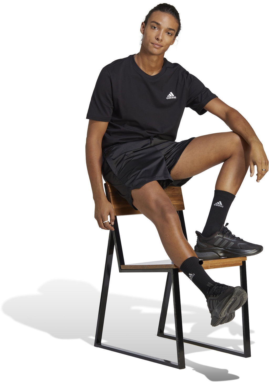 Essentials Single Jersey Geborduurd S Logo shirt
