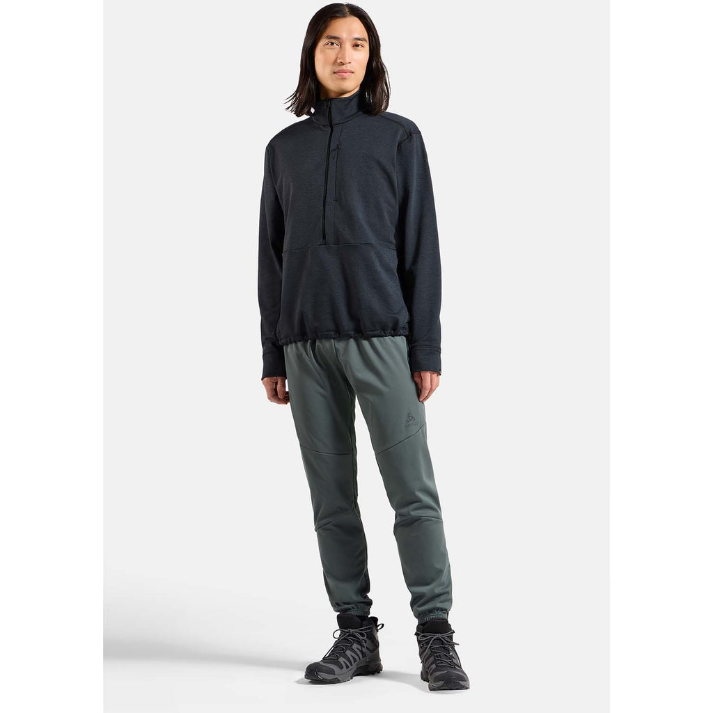 Grid Fleece Mid Layer half-zip