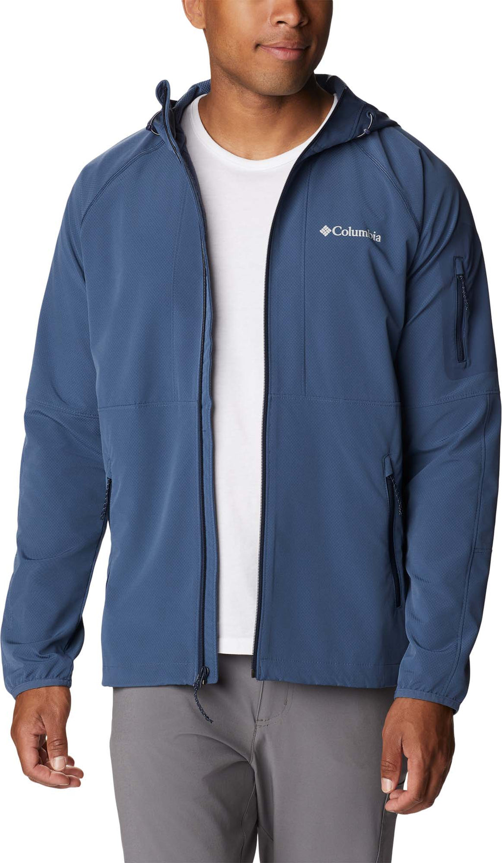 Tall Height Hooded softshelljack